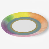 Regenboog in Waterverven Papier Bord (Gekanteld)