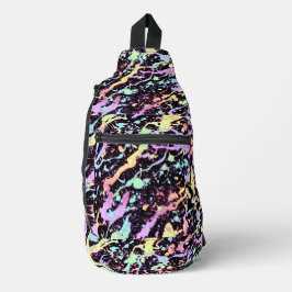 regenboog inkt spat extreme : sling bag