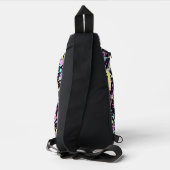 regenboog inkt spat extreme : sling bag (Achterkant)