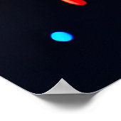 Regenboog inktverf spatten poster (Hoek)