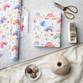 Regenboog Inpakpapier, Kleurrijke Cadeauverpakking Cadeaupapier