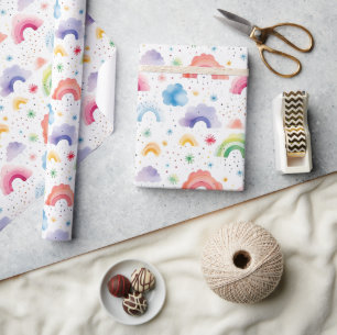 Regenboog Inpakpapier, Kleurrijke Cadeauverpakking Cadeaupapier