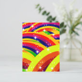 regenboog invasie briefkaart (Staand voorkant)