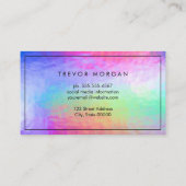 Regenboog Iridale Kleuren Visitekaartje (Achterkant)