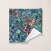 Regenboog Iridele Abalone Zeeschelp Bad Handdoek (Wasdoekje)
