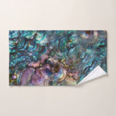 Regenboog Iridele Abalone Zeeschelp Bad Handdoek (Handdoek)