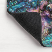 Regenboog Iridele Abalone Zeeschelp Muismat (Hoek)