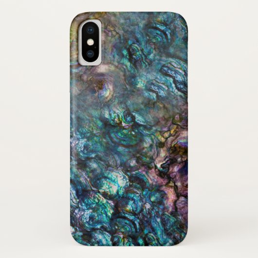 Regenboog Iridiserende Abalone Zeeschelp Case-Mate iPhone Case (Achterkant)