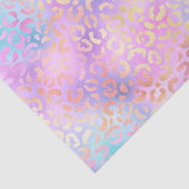 Regenboog Iriserende Gradiënt en Luipaardplekken Tissuepapier (Detail)