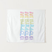 Regenboog IVF WONDER Teeny Infertiliteitsbewustzij Wandkleed (Voorkant (horizontaal))