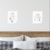 Regenboog Ja Jezus houdt van mij Kind van God Muurkunst Sets (Slaapkamer)