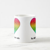 Regenboog je maakt mijn hartglimlach koffiemok (Center)