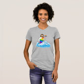 Regenboog Jezus Vlag T-shirt (Voorkant volledig)