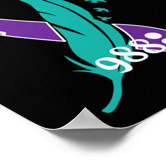 Regenboog Jij Probleem 988 Preventie Zelfmoord Bew Poster (Hoek)