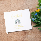 Regenboog Jongens Baby Shower Gastenboek