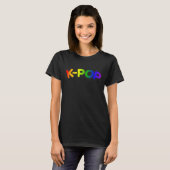 Regenboog K-Pop Dames T-Shirt (Voorkant volledig)