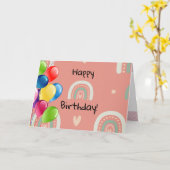 Regenboog Kaart (Gele Bloem)