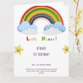 Regenboog Kaart (Gele Bloem)