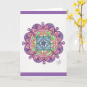 Regenboog Kaart (Gele Bloem)