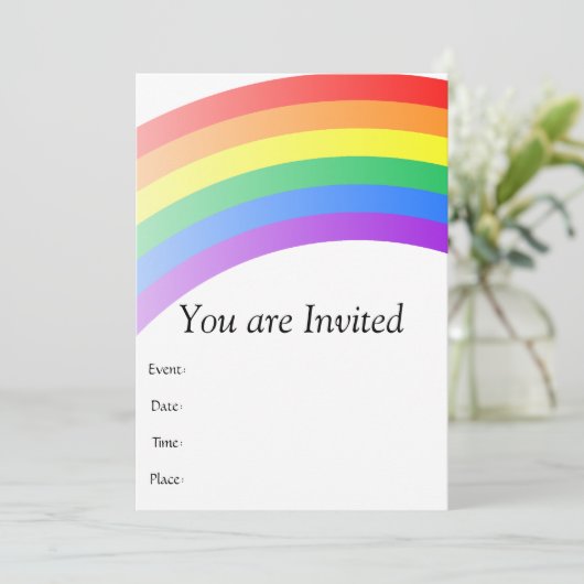 Regenboog Kaart (Staand voorkant)