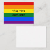 REGENBOOG kaart blank plat om te personaliseren Notitiekaartje (Voorkant / Achterkant)