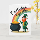 Regenboog Kabouter Goud Kaart (Gele Bloem)