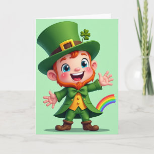 Regenboog Kabouter St. Patrick Kaart