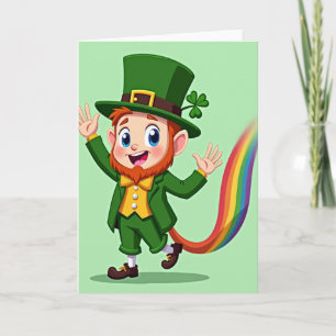 Regenboog Kabouter Vreugde Kaart