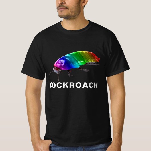 Regenboog Kakkerlak  T-shirt (Voorkant)