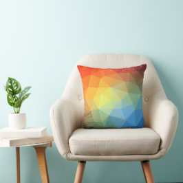 Regenboog Kaleidoscoop Worp Kussen