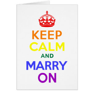 Regenboog kalm houden en trouwen aan