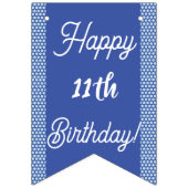 Regenboog Kanker Glitter Verjaardagsfeestje Vlaggetjes (Tweede vlag)