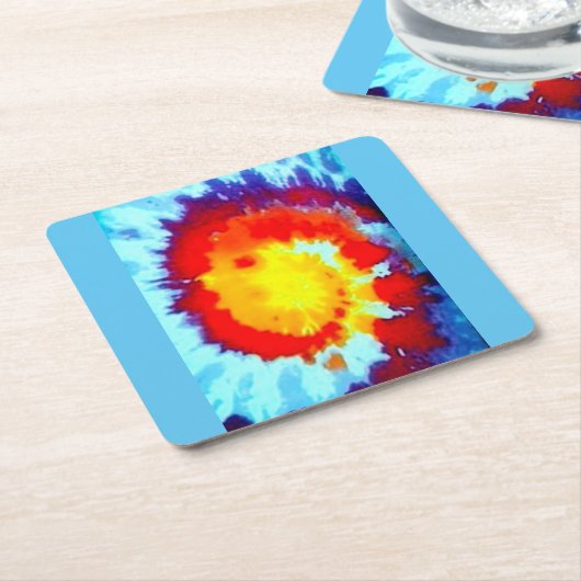 Regenboog Kartonnen Onderzetters (Schuin)