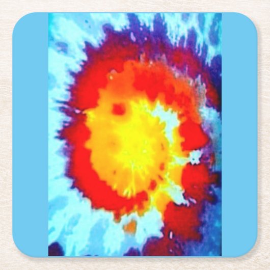 Regenboog Kartonnen Onderzetters (Voorkant)