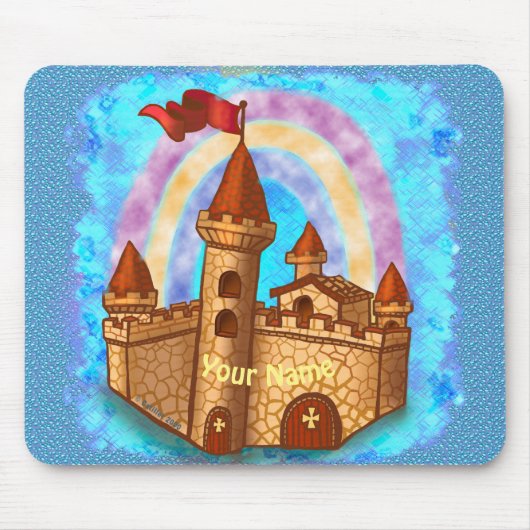Regenboog Kasteel Muismat (Voorkant)
