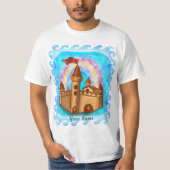 Regenboog Kasteel T-shirt (Voorkant)