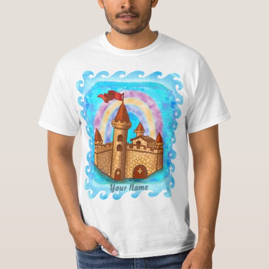 Regenboog Kasteel T-shirt (Voorkant)