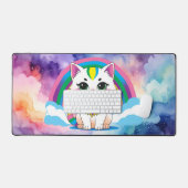 Regenboog Kat Bureaumat (Keyboard & Muis)
