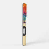 Regenboog kat iPhone 16 hoesje (Rechterkant)