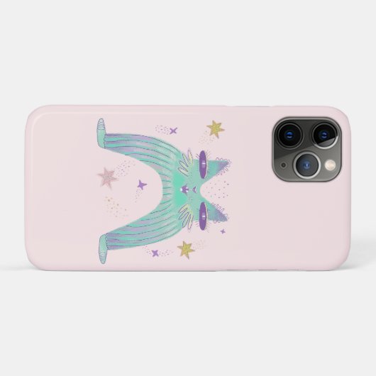 regenboog kat kunst  Case-Mate iPhone case (Achterkant (horizontaal))