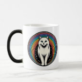 Regenboog Kat Magische Mok (Links)