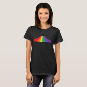 Regenboog Kat Mond T-shirt (Voorkant volledig)