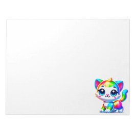 Regenboog Kat Notitieblok