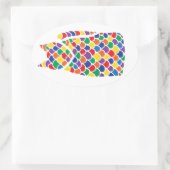 Regenboog Kat stickers (Tas)