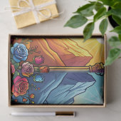 regenboog kat tissuepapier (Geschenk)