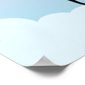 regenboog katje  poster (Hoek)