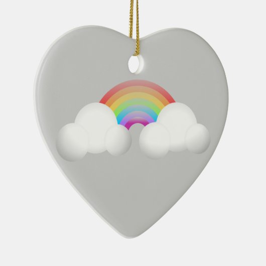 Regenboog Keramisch Ornament (Rechts)