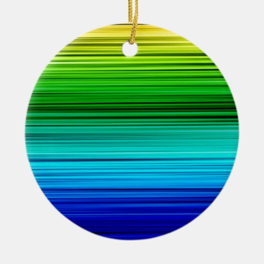 Regenboog Keramisch Ornament (Voorkant)