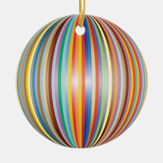 Regenboog Keramisch Ornament (Voorkant)