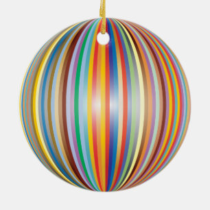 Regenboog Keramisch Ornament